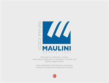 Tablet Screenshot of maulini.ch